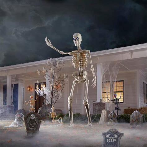 funny skeleton ideas for halloween|12 ft skeleton decoration ideas.